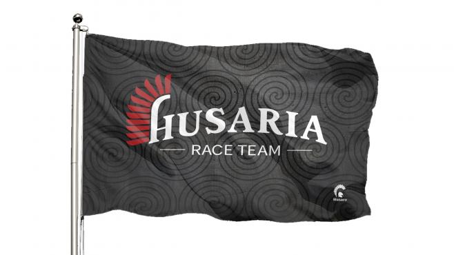 Flaga Husaria RACE TEAM